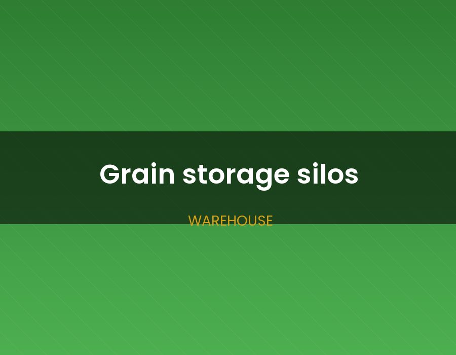 Grain storage silos